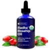 Radha Beauty Organic Rosehip Seed Oil, 100% Pure Cold Pressed