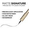 L'Oreal Matte Signature Liquid Eyeliner (Black) - Image 2