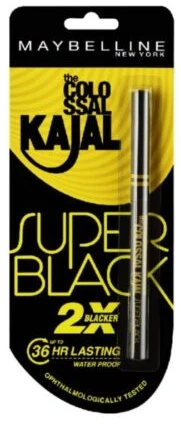Maybelline New York The Colossal Kajal - Super Black (2X Blacker)