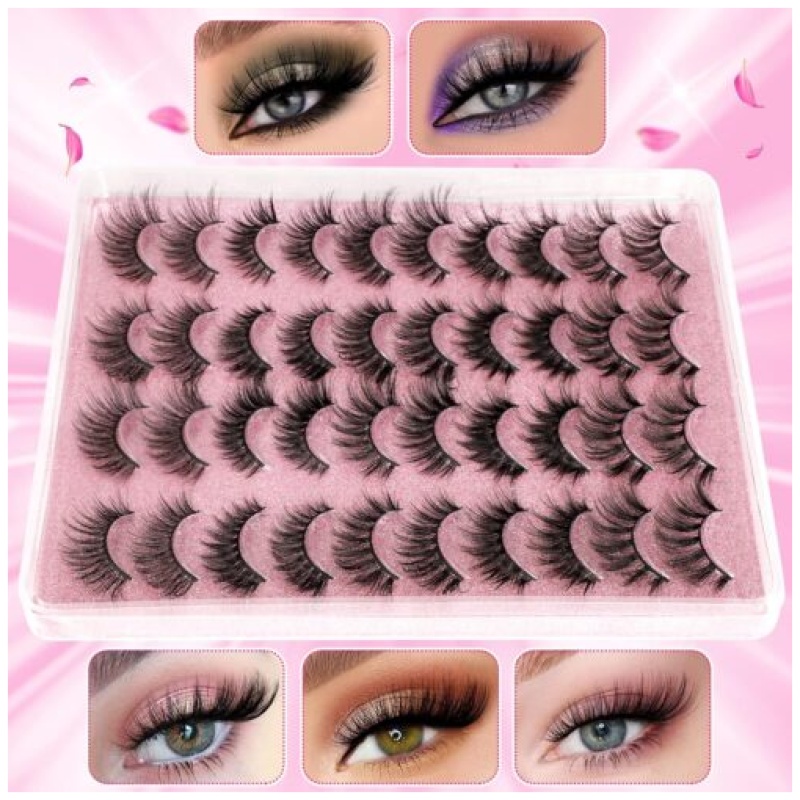 ALPHONSE 20 Pairs 3D Faux Mink Eyelashes - Image 2