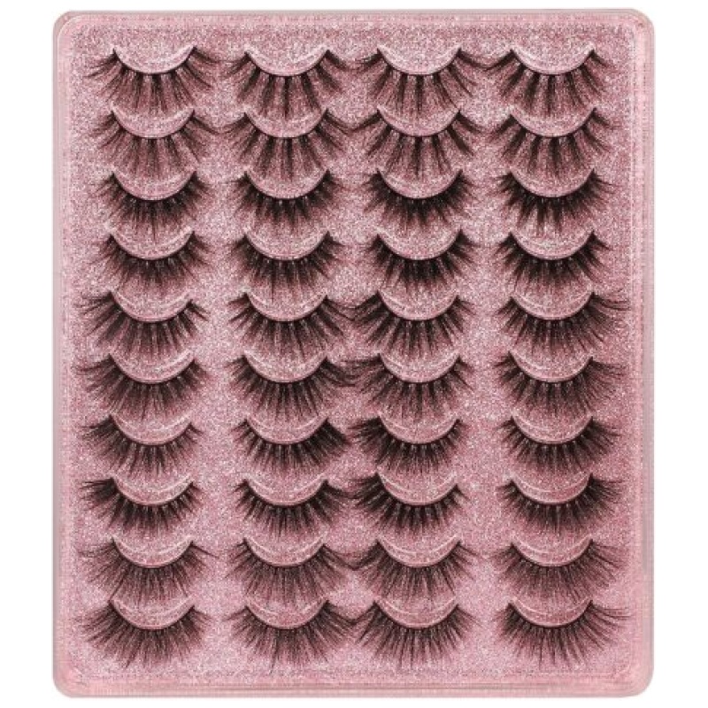 ALPHONSE 20 Pairs 3D Faux Mink Eyelashes