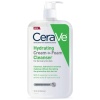 CeraVe Hydrating Cream-to-Foam Hydrating Makeup Remover and Face Wash With Hyaluronic Acid