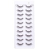 EMEDA False Eyelashes Natural Look 10 Pairs Invisible Band 3D - Image 2