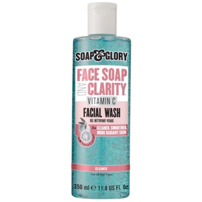 Soap & Glory Clarity Vitamin C Face Wash, 3-in-1 Exfoliating Wash