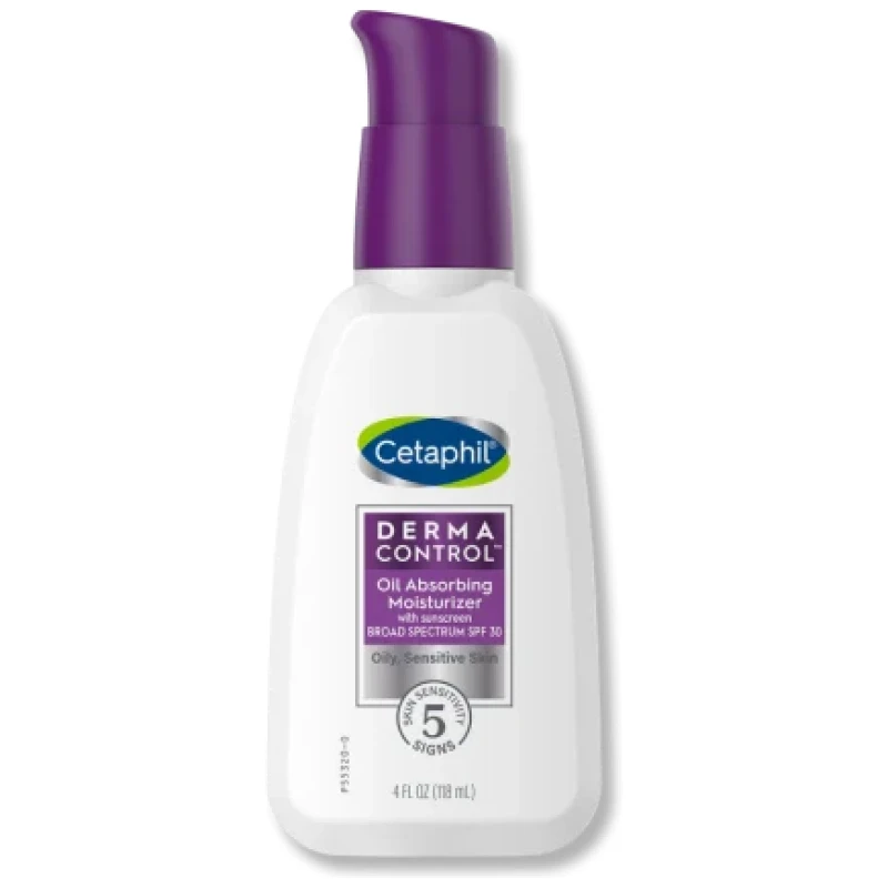 Cetaphil DERMACONTROL Oil Absorbing Moisturizer with SPF 30 , For Sensitive, Oily Skin