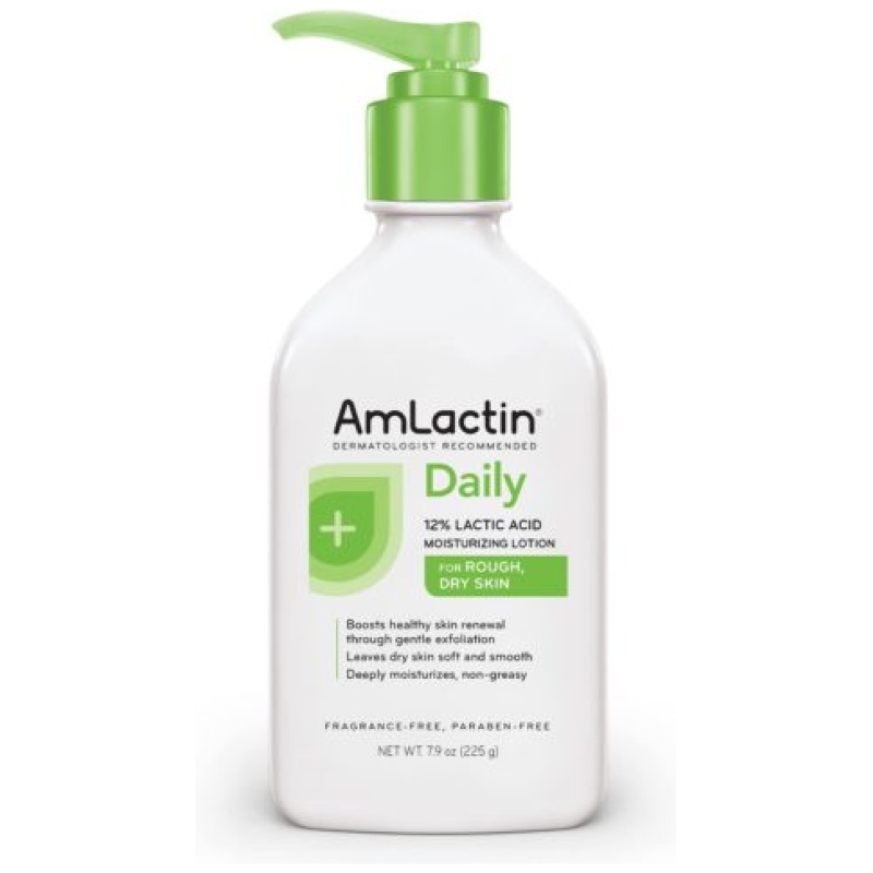 AmLactin Daily Moisturizing Lotion, Exfoliator and Body Lotion with 12% Lactic Acid