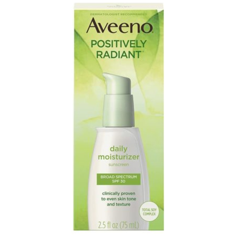 Aveeno Positively Radiant Daily Facial Moisturizer with Broad Spectrum SPF 30 Sunscreen - Image 2