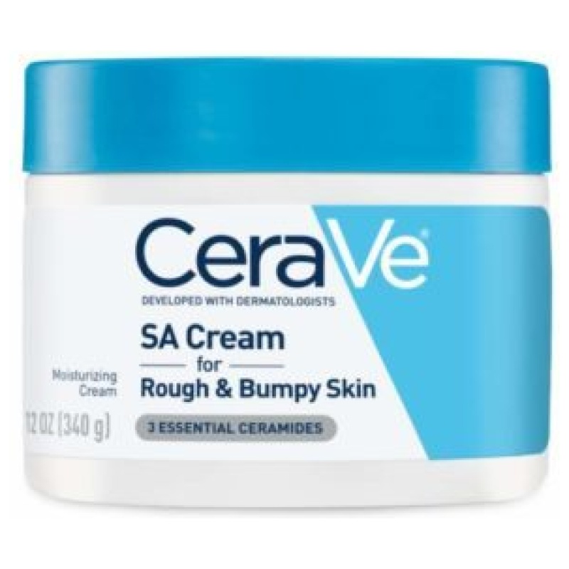 CeraVe Moisturizing Cream with Salicylic Acid, Exfoliating Body Cream with Lactic Acid, Hyaluronic Acid, Niacinamide, and Ceramides