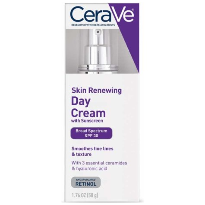 CeraVe Anti Aging Face Cream,Anti Wrinkle Retinol Cream Sunscreen,Fragrance Free - Image 3