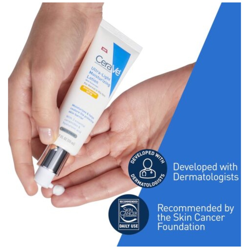 CeraVe Moisturizing Lotion SPF 30 with Hyaluronic Acid & Ceramides - Image 2