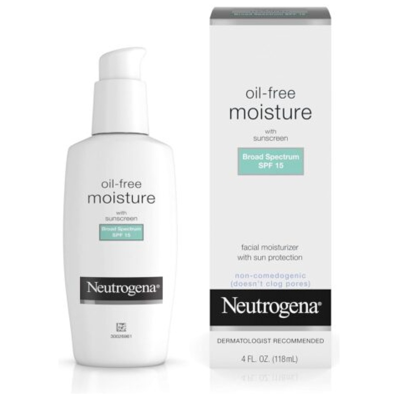 Neutrogena Oil-Free Daily Long Lasting Facial Moisturizer with SPF 15 Sunscreen - Image 2