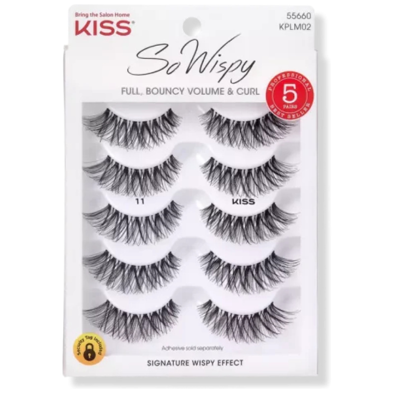 KISS So Wispy Curated Collection of Bestselling False Eyelash Styles 5 Pair Pack - Image 3