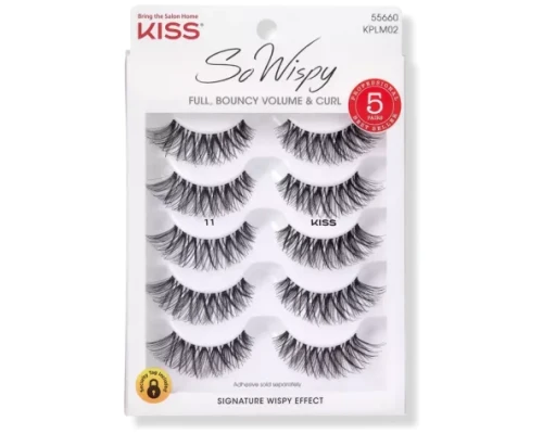 KISS So Wispy Curated Collection of Bestselling False Eyelash Styles 5 Pair Pack