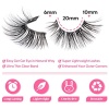 JIMIRE Half Lashes with Clear Band Natural Look Accent False Eyelashes - Image 2