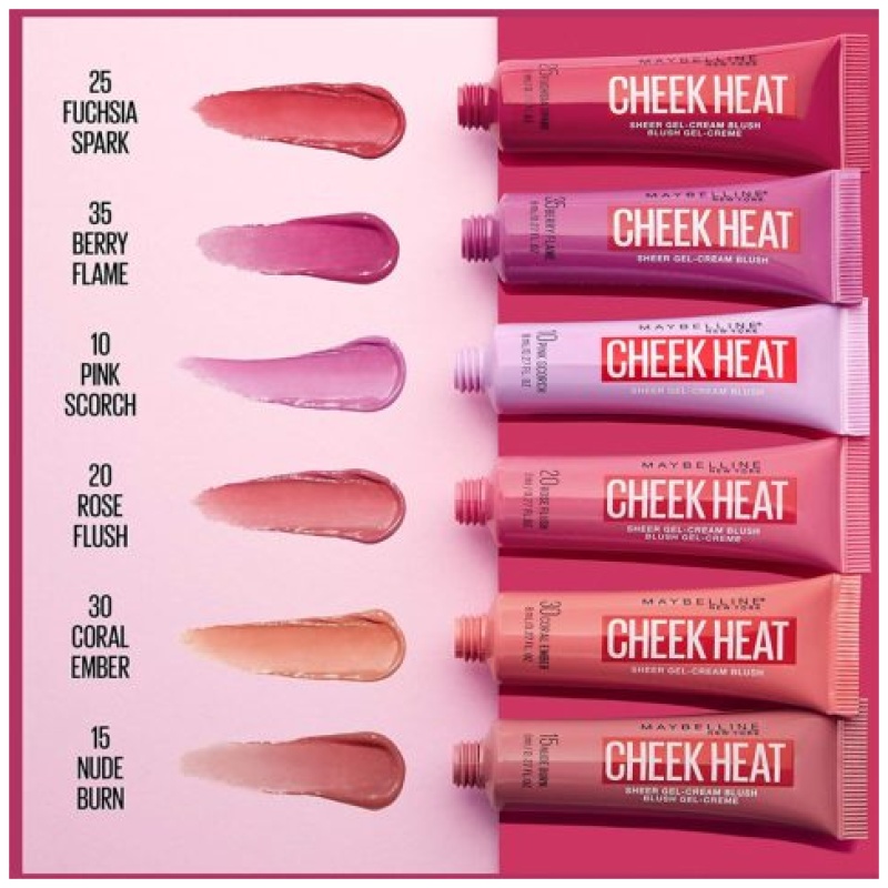 Maybelline Cheek Heat Gel-Cream Blush Makeup - Image 5