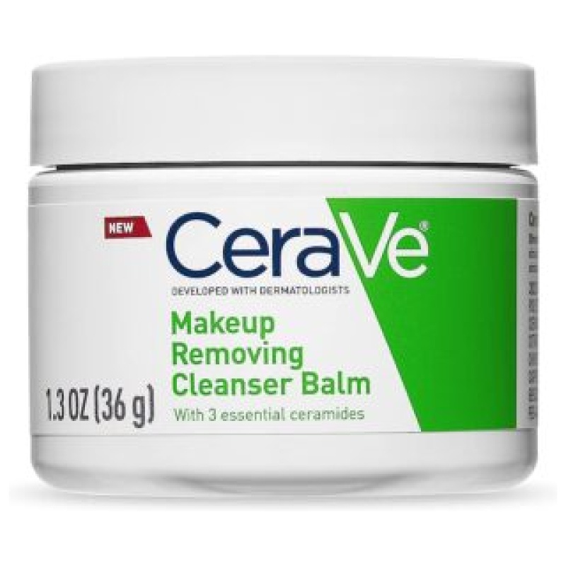 CeraVe Cleansing Balm | Hydrating Makeup Remover with Ceramides and Plant-based Jojoba Oil for Face Makeup | Non-Comedogen