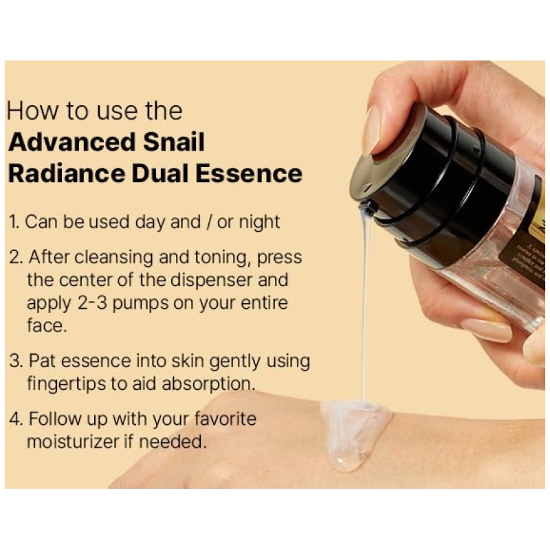 COSRX Niacinamide 5% + Snail Mucin 74% Dual Essence - Image 3