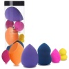 Miss Gorgeous London Makeup Sponge Set, Multi-colored 6 Pieces