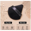 BeautyBar Triangle Powder Puff Makeup Sponge - Black - Image 3