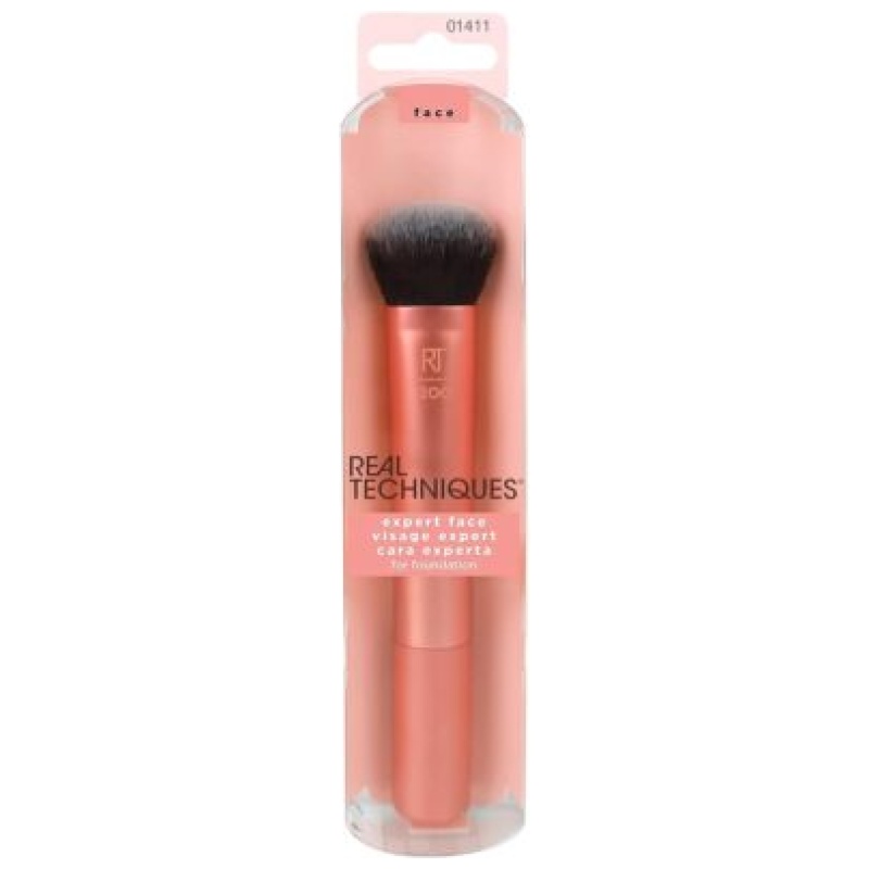 Real Techniques Expert Face Makeup Brush, For Liquid & Cream Foundation - Image 3