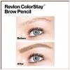 Revlon Colorstay Eyebrow Pencil, with Spoolie in Dark Brown - Image 4