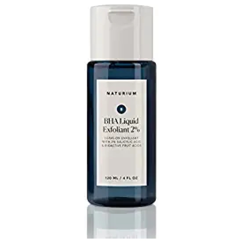 Naturium BHA Liquid Exfoliant 2%, Leave-on Face & Skin Care Exfoliating Pore Treatment with Salicylic Acid & Bioactive Fruit Acids