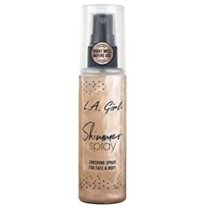 L.A. Girl Shimmer Finishing Spray For Face & Body, Rose Gold