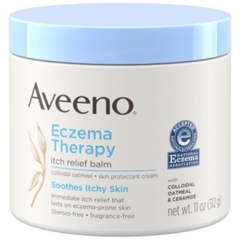 Aveeno Eczema Therapy Itch Relief Balm with Colloidal Oatmeal & Ceramide for Dry Itchy Skin, 312g