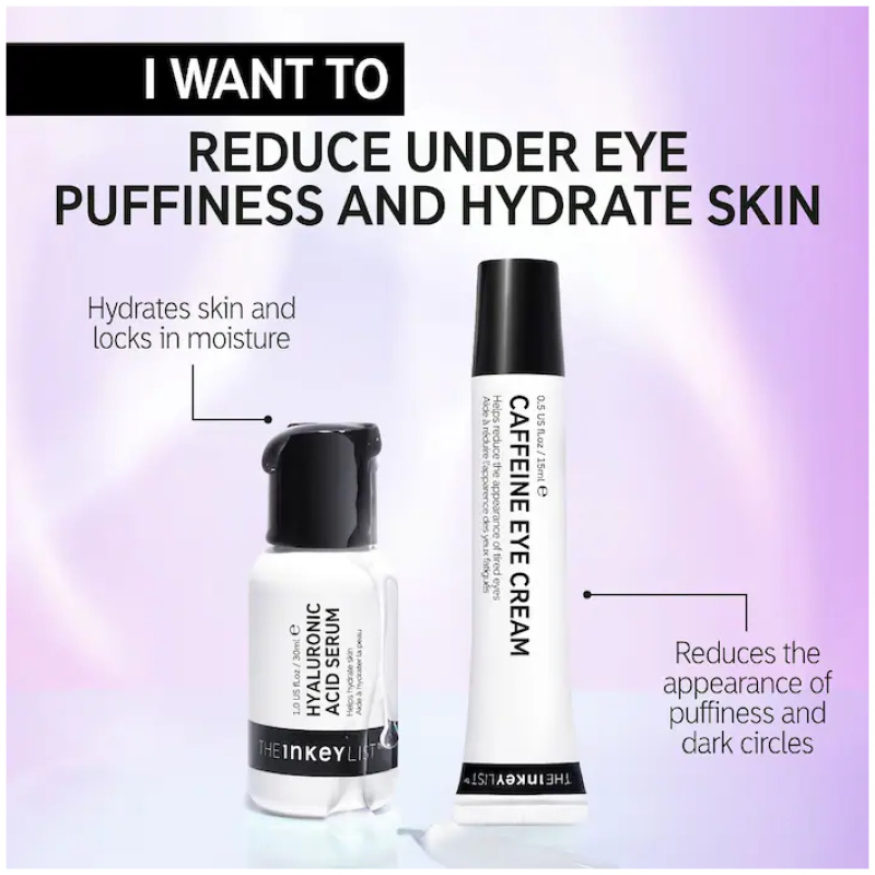 The INKEY List Caffeine De-puffing + Dark Circle Eye Cream - Image 5