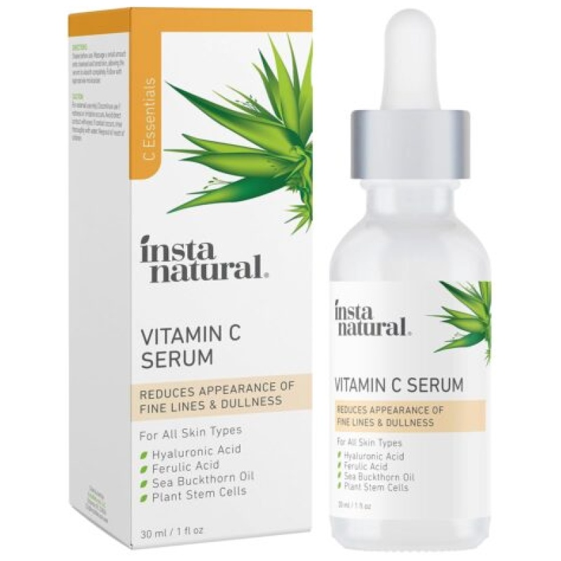 InstaNatural Vitamin C Face Serum, Brightens, Hydrates and Reduces Signs of Aging