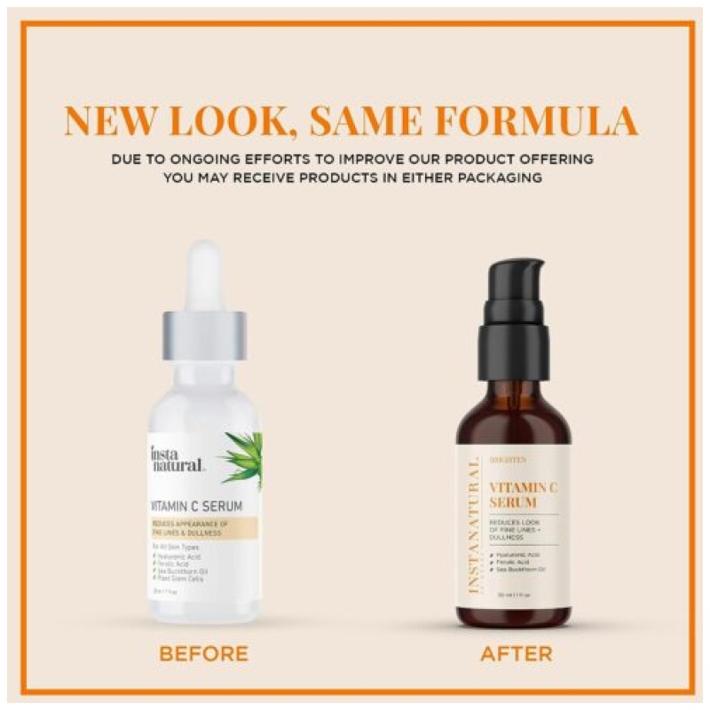 InstaNatural Vitamin C Face Serum, Brightens, Hydrates and Reduces Signs of Aging - Image 3