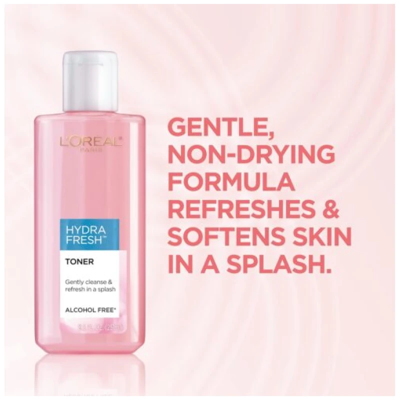 L'Oreal HydraFresh Alcohol Free Toner - Image 2