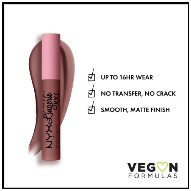 NYX PROFESSIONAL Makeup Lip Lingerie XXL Matte Liquid Lipstick - Image 3