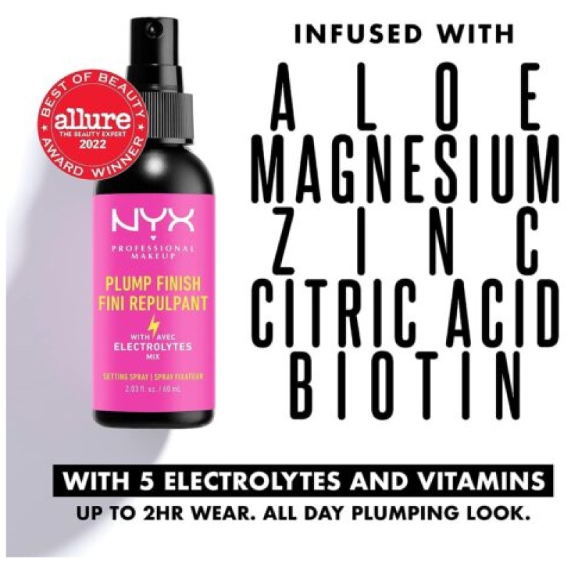 NYX Plump Finish Setting Spray - Image 3