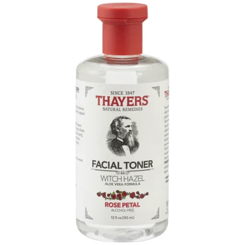 Thayers Alcohol-Free, Hydrating Rose Petal Witch Hazel Facial Toner with Aloe Vera Formula