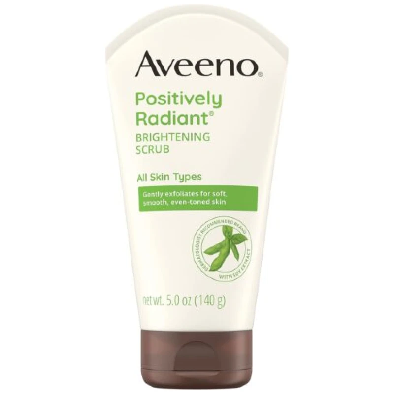 Aveeno Positively Radiant Skin Brightening Exfoliating Daily Facial Scrub
