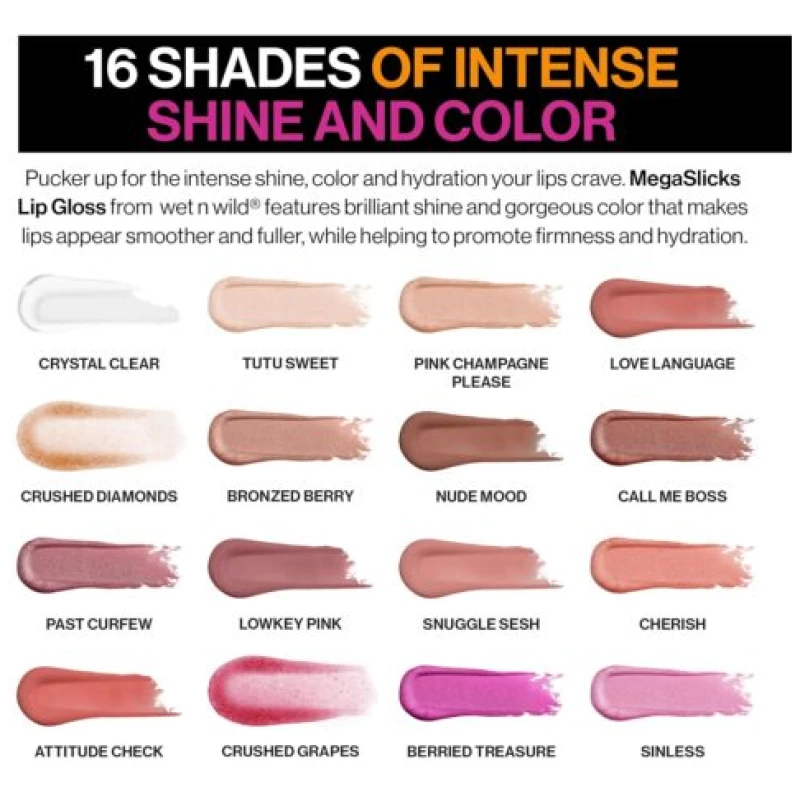 Wet n Wild Mega Slicks Lip Gloss - Image 3