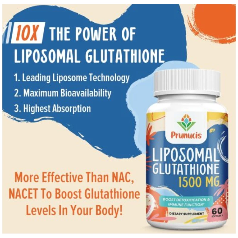 Liposomal 2400MG Glutathione Supplement with Vitamin C - Non GMO Antioxidant Supplement - Image 4