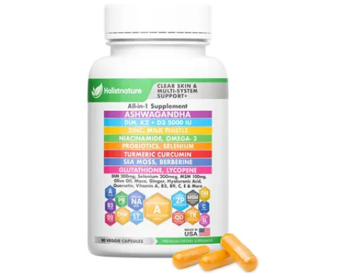 Holistnature ClearSkin $ Multy-system Support+, All-in-1 supplement