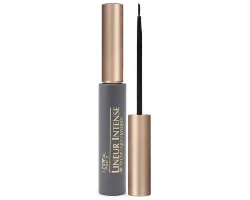 L'Oreal Paris Lineur Intense Brush Tip Liquid Eyeliner, Black, 0.24 fl; oz;7ml