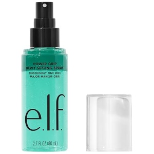 Power Grip Dewy Setting Spray,Ultra Fine Mist Made With Hyaluronic Acid, Grips Makeup For A Hydrated, Dewy Finish, Vegan & Cruelty-Free