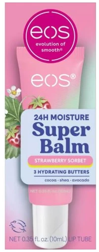 eos 24H Moisture Super Balm - Strawberry Sorbet