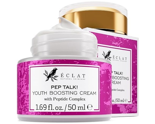 Eclat Natural Skincare Pep Talk! Youth Boosting Cream with Peptide Complex