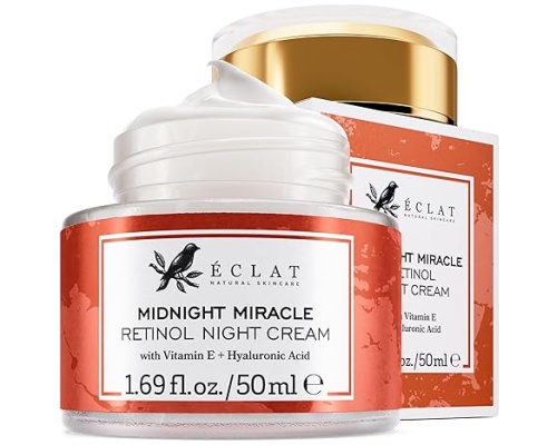 Eclat midnight retinol night cream with vitamin E +Hyaluronic acid
