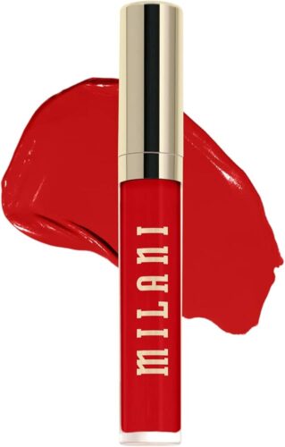 Milani Stay Put Matte Liquid Lipstick Smudge-Proof, Kiss-Proof, and Fade-Resistant Formula for All-Day Wear - Red Flag