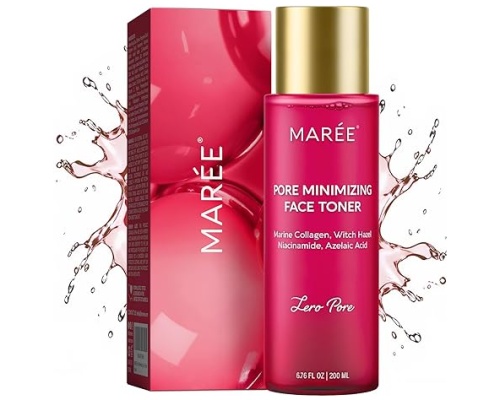 MAREE Pore Minimizer for Face Toner Witch Hazel Toner,Niacinamide & Marine Collagen