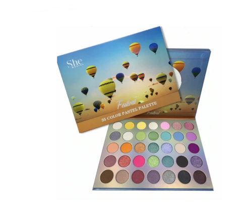 S.he makeup festival 35 color pastel palette
