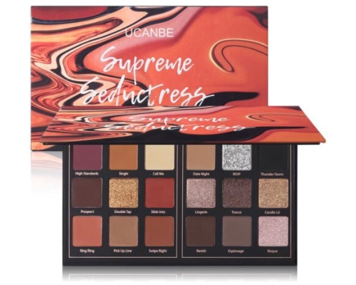 Matte Eyeshadow Palette Pro 18 Colors Pigmented shimmer with glitters