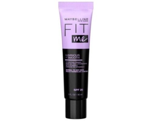 Maybelline Fit Me Matte + luminous smooth+ Hydrating Face Primer With Vitamin E and Spf 20