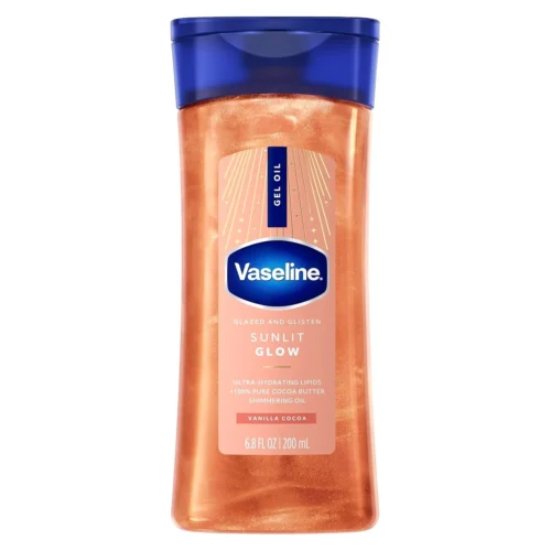 Vaseline Glazed and Glisten Body Shimmer Gel Oil